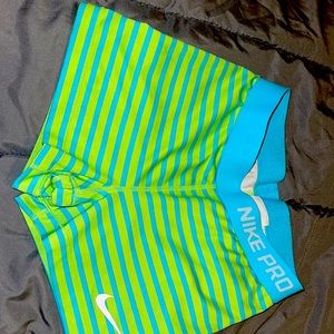 Nike pro spandex shorts